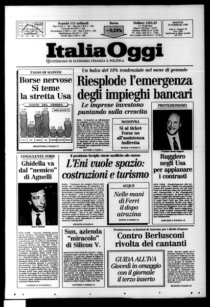 Italia oggi : quotidiano di economia finanza e politica